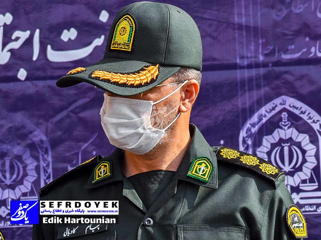 سرهنگ پیام کاویانی رئیس پلیس امنیت و اطلاعات فرماندهی انتظامی تهران بزرگ
