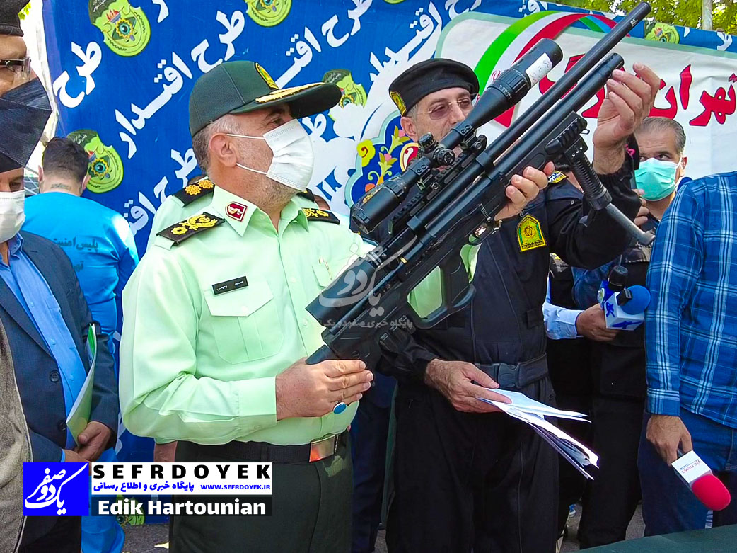 انهدام ۲ باند واردات و توزیع سلاح توسط پلیس امنیت عمومی فرماندهی انتظامی تهران بزرگ