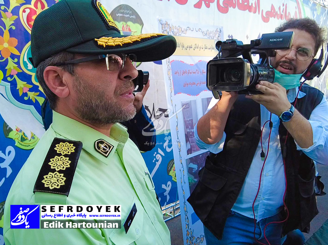 سرهنگ نادر مرادی رئیس پلیس نظارت اماکن عمومی طرح اقتدار فرماندهی انتظامی تهران بزرگ