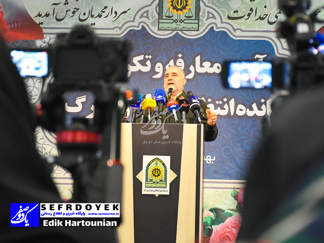 تصاویر مراسم تودیع معارفه رئیس پلیس پایتخت سردار حسین رحیمی