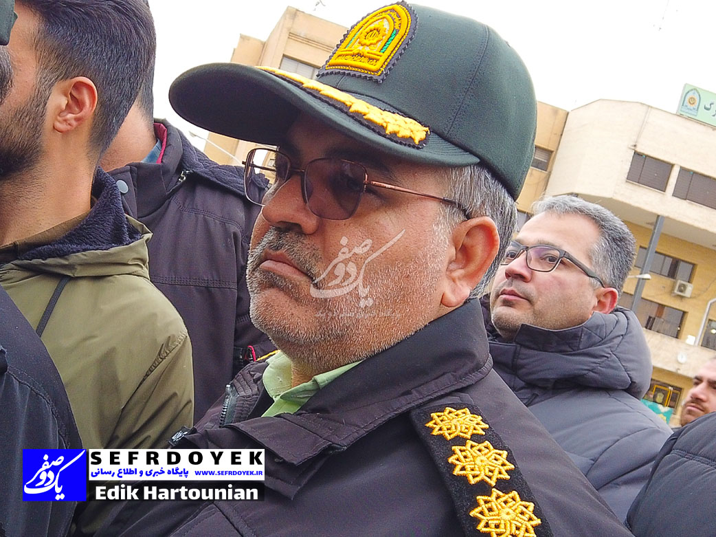 سرهنگ گودرزی رئیس پلیس پایتخت طرح مشترک پلیس های پیشگیری و آگاهی تهران