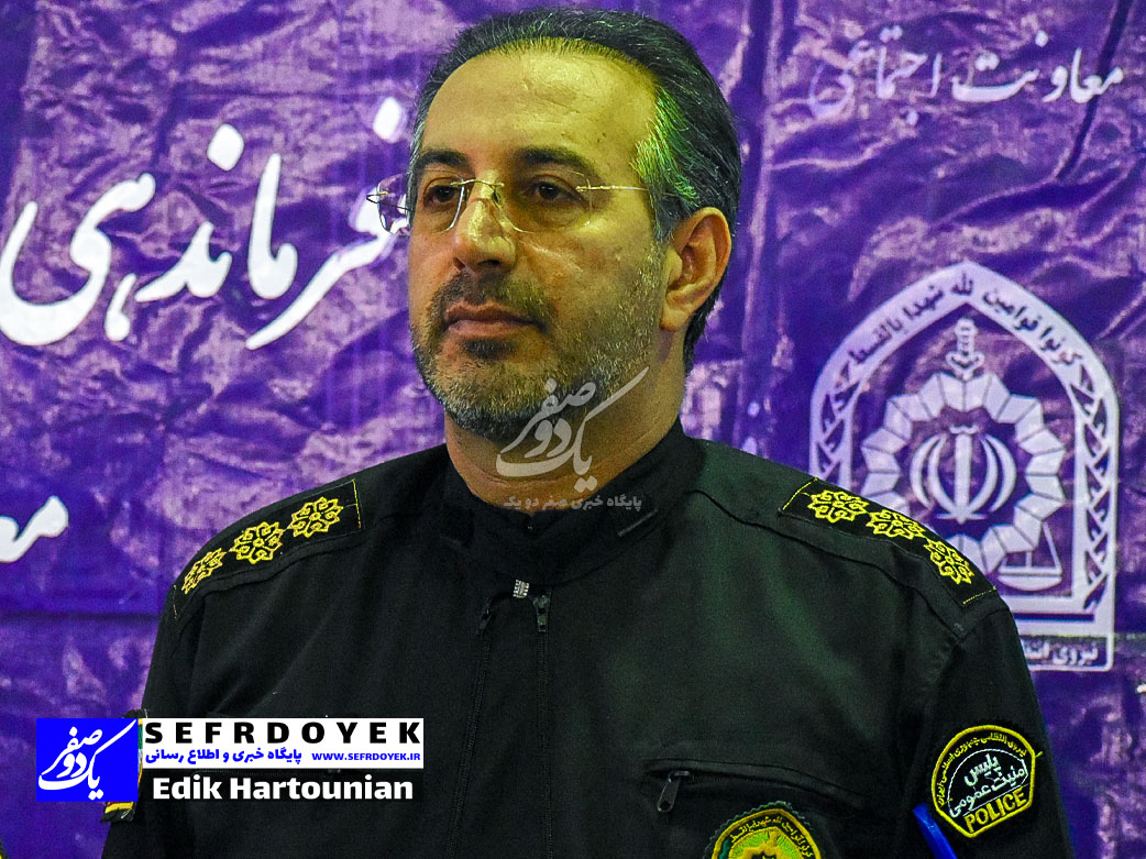سرهنگ راستی معاون عملیات پلیس امنیت عمومی تهران بزرگ طرح اقتدار