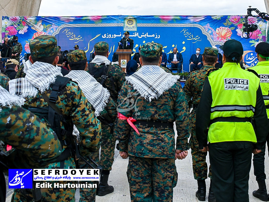 فرماندهی انتظامی تهران بزرگ رزمایش نوروزی پلیس پایتخت