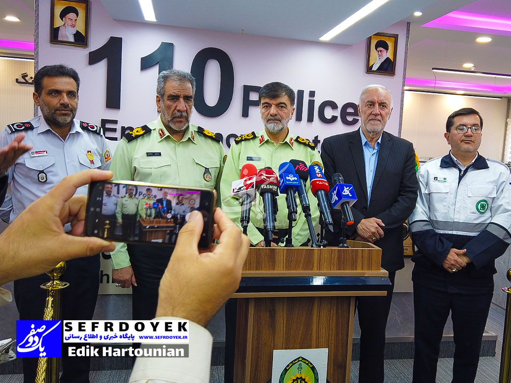 افتتاح مرکز قوریت های پلیسی 110 فرماندهی انتظامی تهران بزرگ پلیس پایتخت