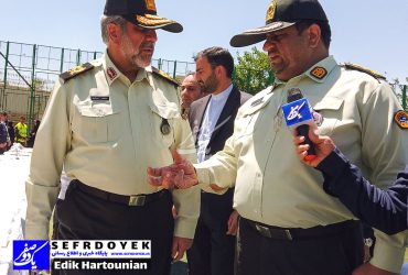 بازدید سردار عباسعلی محمدیان از جمع آوری معتادان متجاهر