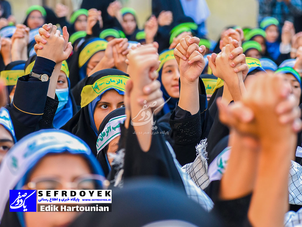 دبیرستان دخترانه شاهد میثاق حضور رئیس پلیس پایتخت سردار محمدیان