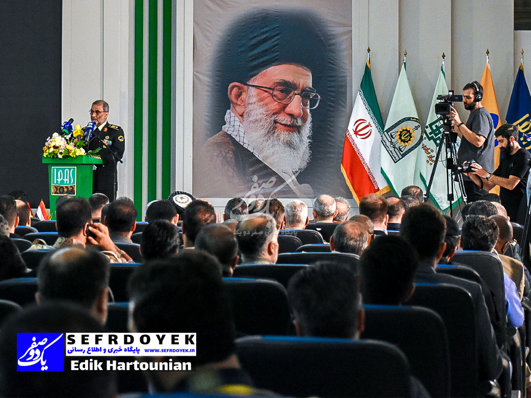 گزارش تصویری و تصاویر مراسم افتتاحیه بیستمین نمایشگاه ایپاس پلیسی امنیتی ایمنی 2023 مصلی امام خمینی تهران