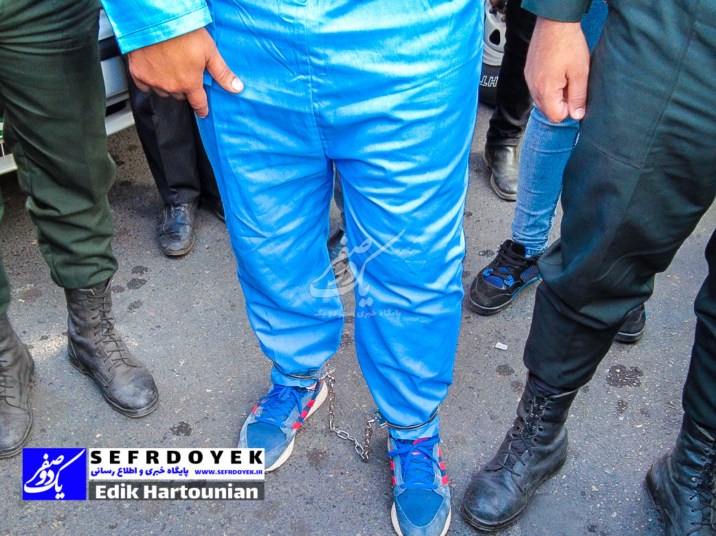بازداشت و بازسازی صحنه حمله ارازل اوباش با سلاح گرم در شهرری با حضور سرهنگ طرهانی
