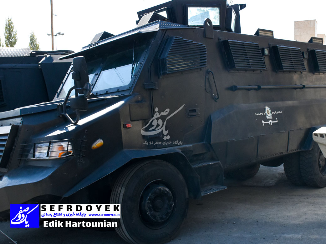 خودروی یگان ویژه فراجا پلیس نیروی ویژه nopo بیستمین نمایشگاه ایپاس