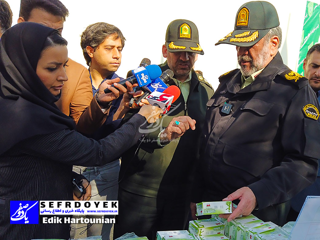 تریلی حامل 500 کیلوگرم مواد مخدر هروئین توسط پلیس پایتخت توقیف شد سردار محمدیان