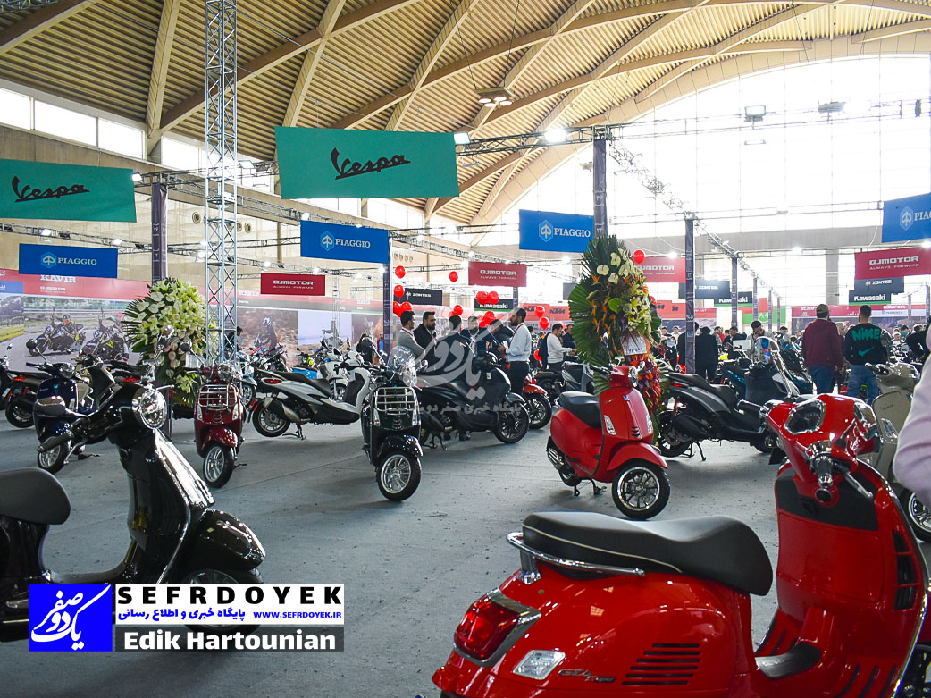 نمایشگاه موتورسیکلت شهر آفتاب اتوبان تهران قم