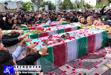 مراسم تشییع شهدای پلیس پایتخت سه مامور کلانتری نارمک پلیس پیشگیری تهران بزرگ