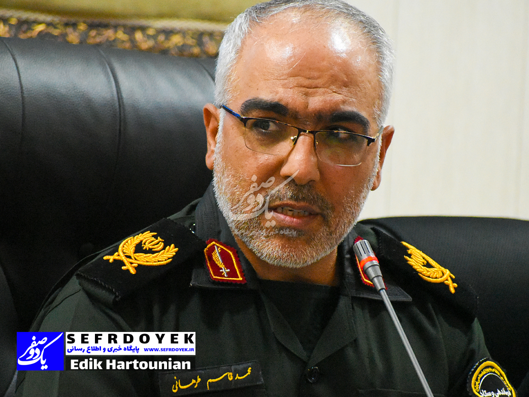 سردار طرهانی فرمانده انتظامی استان قزوین به اراذل اوباش در نشست خبری هشدار داد