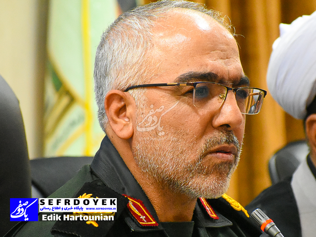 گزارش تصاویری نشست خبری فرماندهی انتظامی استان قزوین سردار محمد قاسم طرهانی روز خبرنگار