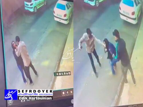 سرقت وحشیانه گردنبند خانم در روز روشن توسط زورگیران خشن موتورسوار