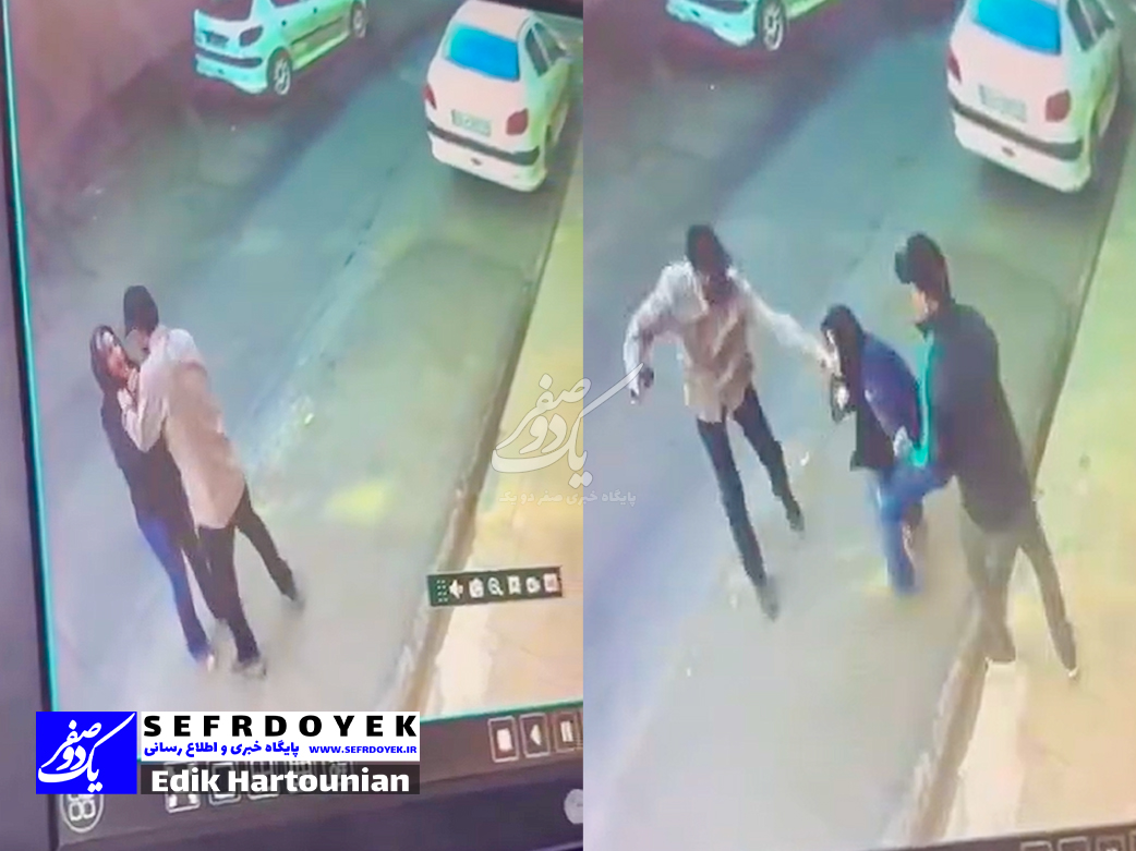 سرقت وحشیانه گردنبند خانم در روز روشن توسط زورگیران خشن موتورسوار